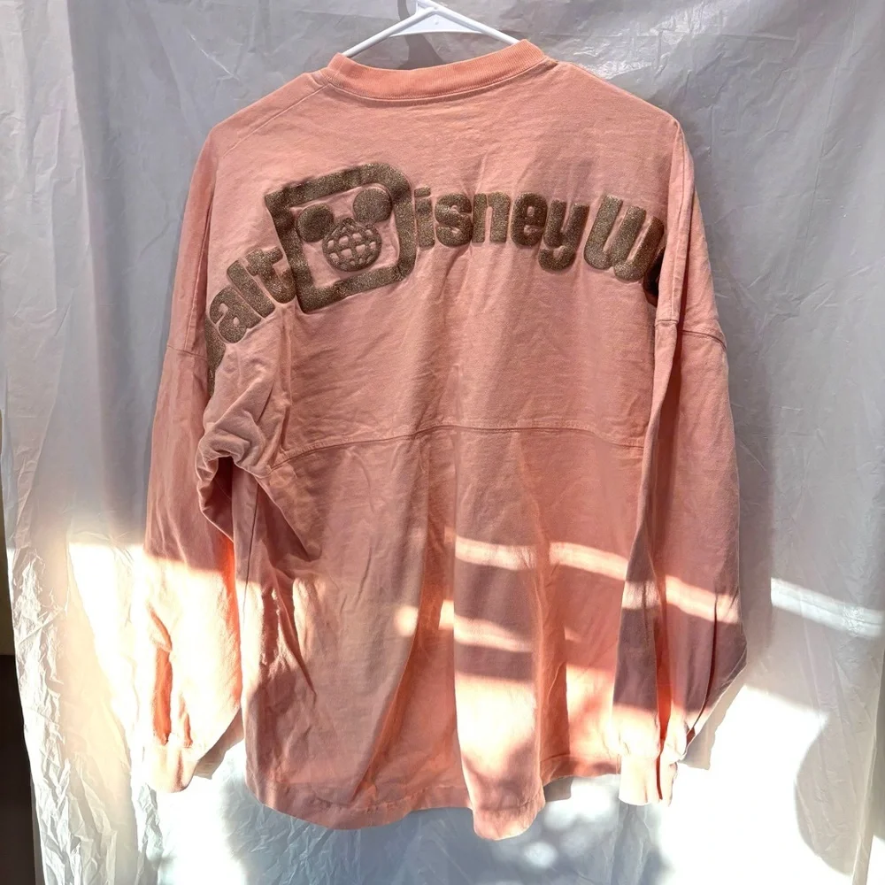Disney Parks Spirit Jersey Walt Disney World Rose Gold metallic SZ XS NWOT - Picture 14 of 14